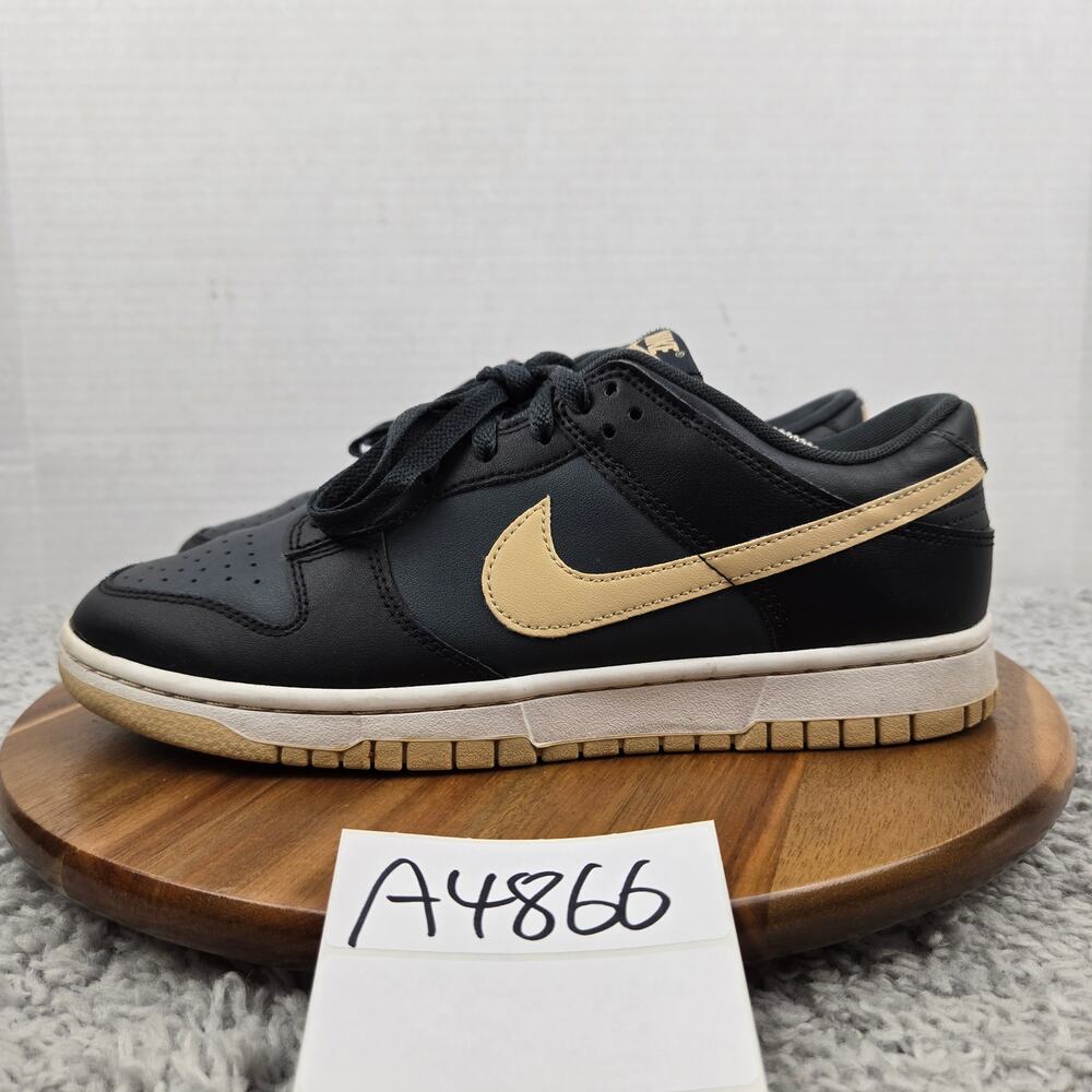 Nike Men 8.5 Dunk Low Black Anthracite Sesame Casual Athletic Sneaker DV0831-005